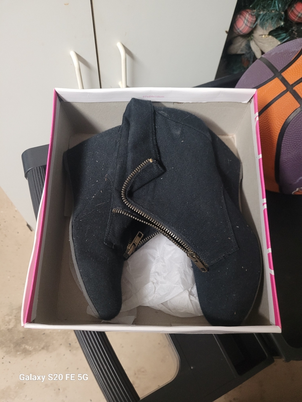 Black Ankle Boots with Side Zippers